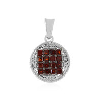 Pendentif en argent et Grenat rouge