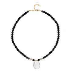 Collier en argent et Quartz blanc