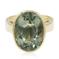 Bague en argent et Améthyste verte d'Esperanza