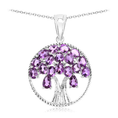 Collier en argent et Améthyste