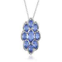 Collier en argent et Fluorite à couleur changeante