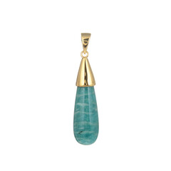 Pendentif en argent et Amazonite