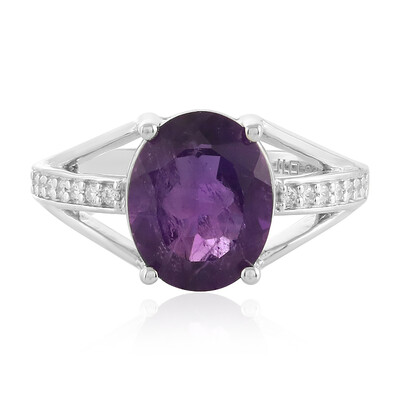 Bague en argent et Améthyste