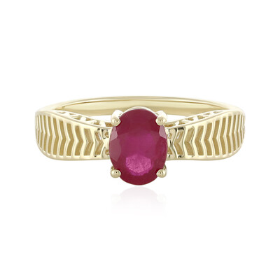 Bague en or et Rubis de Madagascar (Ornaments by de Melo)
