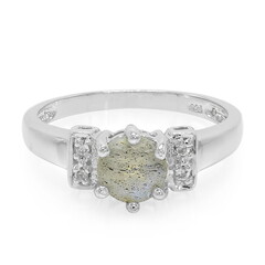 Bague en argent et Spectrolite