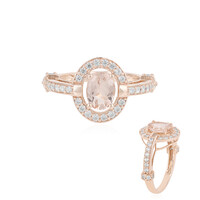 Bague en or et Morganite