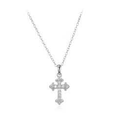 Collier en argent et Topaze blanche