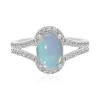 Bague en argent et Opale Welo