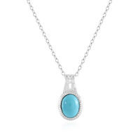 Collier en argent et Turquoise Sleeping Beauty
