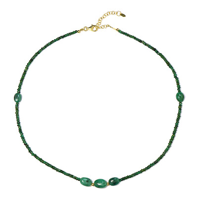 Collier en argent et Emeraude de Zambie