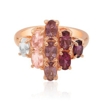 Bague en argent et Grenat Rhodolite