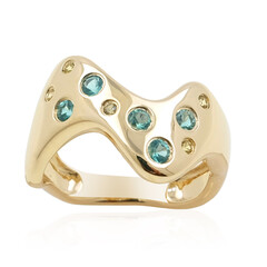 Bague en or et Emeraude de Zambie (de Melo)