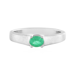 Bague en argent et Emeraude d'Ethiopie