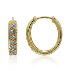 Boucles d'oreilles en or et Diamant SI1 (G)