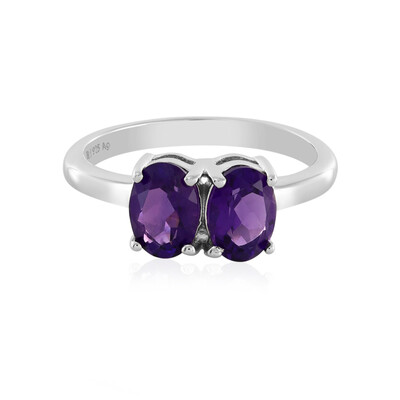 Bague en argent et Améthyste de Sibérie