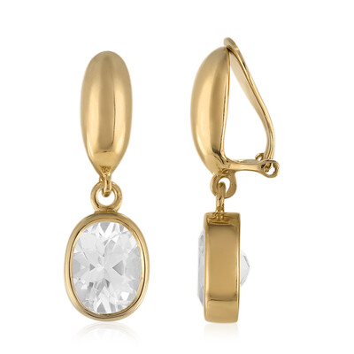 Clip d'oreille en argent et Topaze blanche