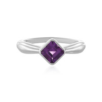 Bague en argent et Améthyste de Zambie