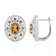 Boucles d'oreilles en argent et Citrine (Annette classic)