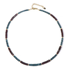 Collier en argent et Topaze bleu de Londres