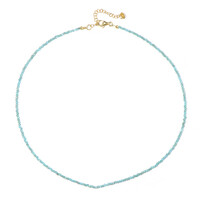 Collier en argent et Apatite bleue