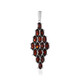 Pendentif en argent et Grenat du Mozambique