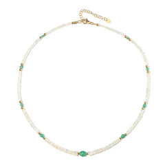 Collier en argent et Emeraude de Zambie