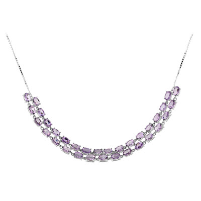 Collier en argent et Améthyste