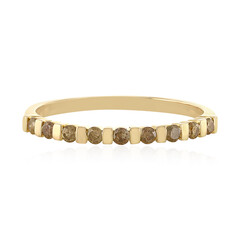 Bague en or et Diamant chocolat I1