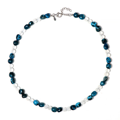 Collier en argent et Quartz blanc