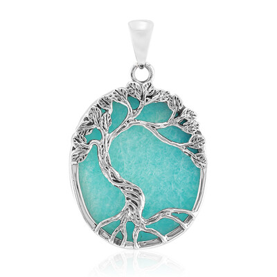 Pendentif en argent et Amazonite (Art of Nature)