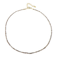 Collier en argent et Diamant champagne