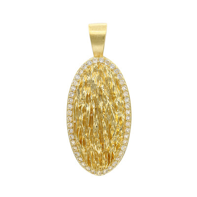 Pendentif en argent et Topaze blanche (MONOSONO COLLECTION)
