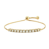Bracelet en argent et Améthyste verte