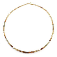 Collier en argent et Zircon Fancy