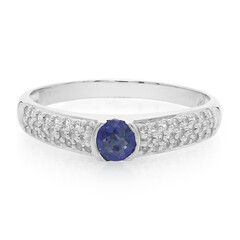 Bague en argent et Saphir du Laos