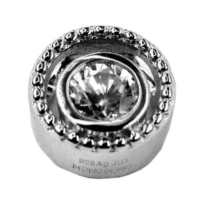 Pendentif en argent et Zircon (MONOSONO COLLECTION)