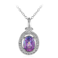 Collier en argent et Topaze Mystique