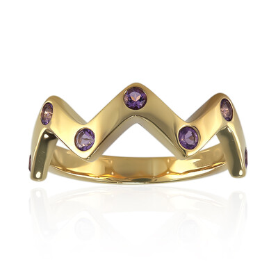 Bague en argent et Améthyste