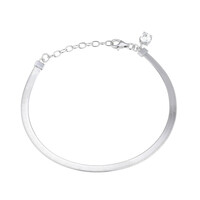 Bracelet en argent et Topaze blanche