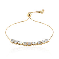 Bracelet en argent et Topaze blanche