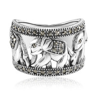 Bague en argent et Marcassite