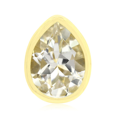 Pendentif en argent et Topaze blanche (MONOSONO COLLECTION)