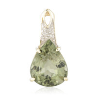 Pendentif en or et Tourmaline cuprifère