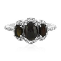 Bague en argent et Opale Mezezo