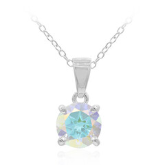 Collier en argent et Topaze Rayon de Lune