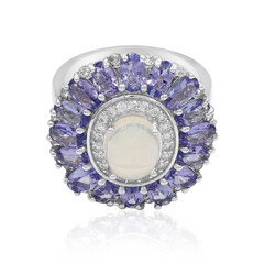 Bague en argent et Opale Welo