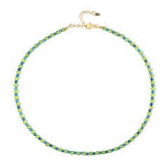 Collier en argent et Péridot