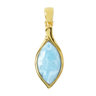 Pendentif en argent et Larimar