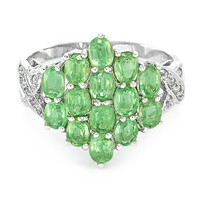 Bague en argent et Kyanite Menthe
