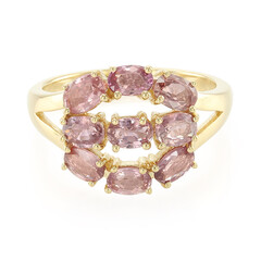Bague en or et Saphir Padparadscha non chauffé (AMAYANI)